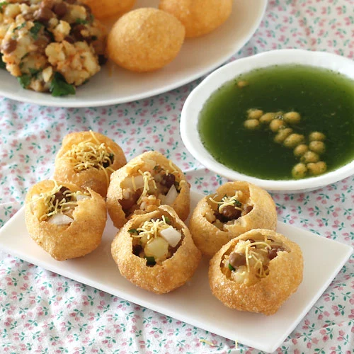 Delicious Gol Gappa/Pani Puri at Goggi's Gully in Edmonton, AB