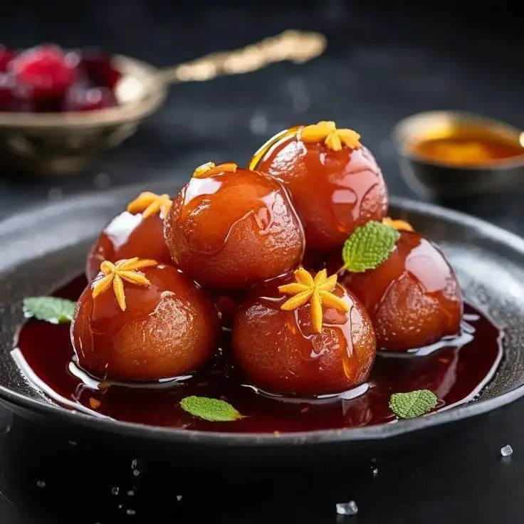 Delicious Gulab Jamun at Goggi's Gully in Edmonton, AB